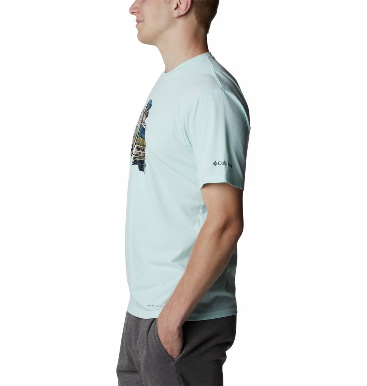 Футболка чоловіча з коротким рукавом Columbia Sun Trek™ Graphic Tee M - синя