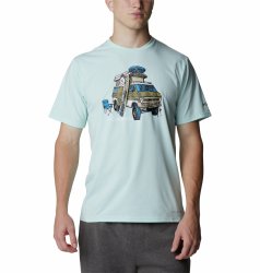 Футболка чоловіча з коротким рукавом Columbia Sun Trek™ Graphic Tee M - синя