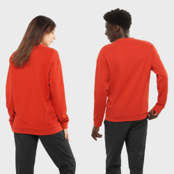 Кофта Salomon OUTLIFE CREWNECK SWEAT - помаранчева