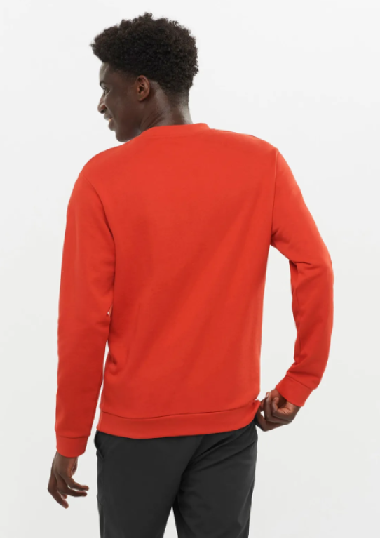 Кофта Salomon OUTLIFE CREWNECK SWEAT - помаранчева