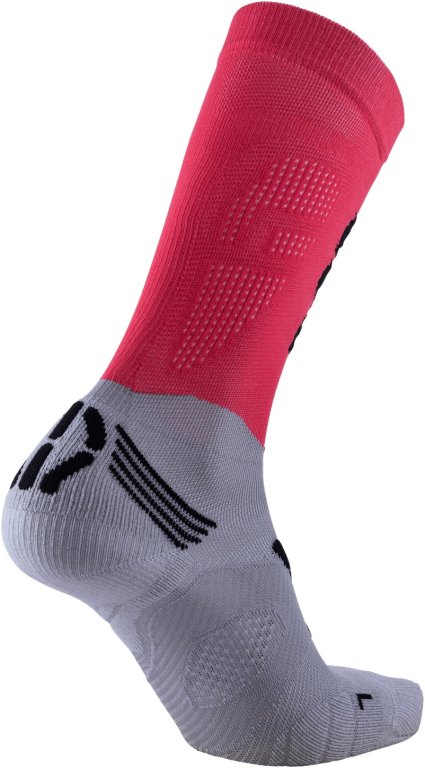 Шкарпетки UYN RUN COMPRESSION FLY - сірі/рожеві