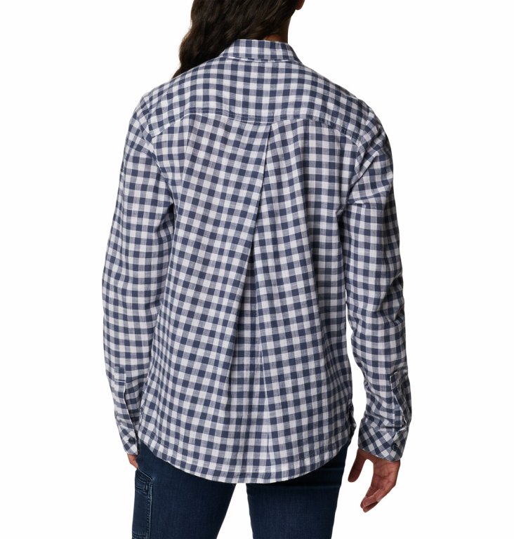 Сорочка Columbia Camp Henry™ III LS Shirt W - синій/білий