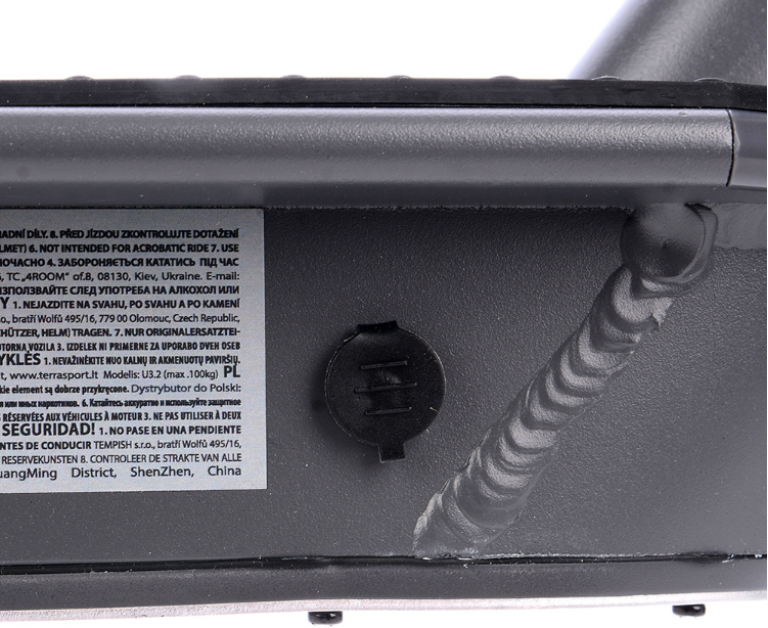 Koloběžka elektrická URBIS U3.2 - tmavě šedá