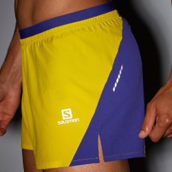 Шорти Salomon CROSS 3'' SHORTS M - жовтий/синій