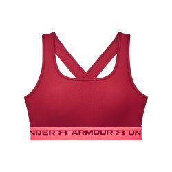 Бюстгальтер Under Armour UA Crossback Mid Bra W - темно рожевий