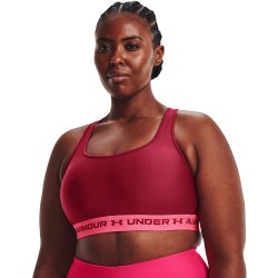 Бюстгальтер Under Armour UA Crossback Mid Bra W - темно рожевий