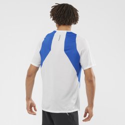 Футболка Salomon Sense Aero SS Tee M - синя / біла