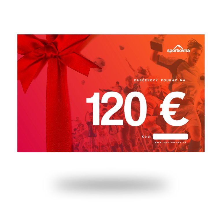 Poukážka 120 € na nákup na sportovna.sk