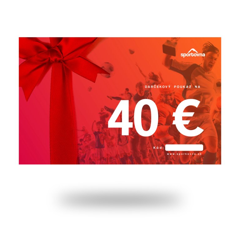 Poukážka 40 € na nákup na sportovna.sk