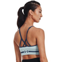 Podprsenka Under Armour UA Seamless Low Long Bra W - modrá