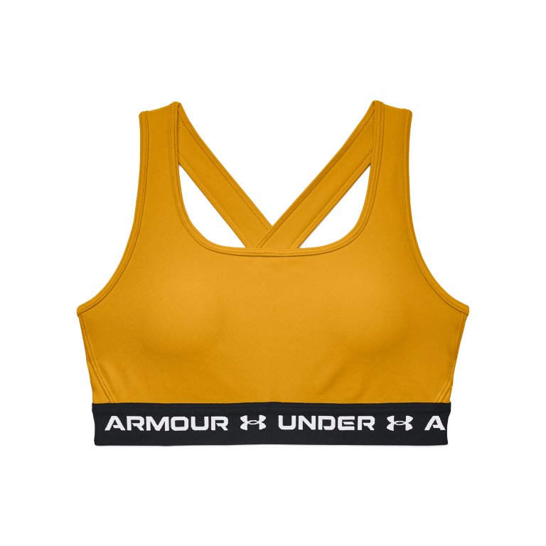 Бюстгальтер Under Armour UA Crossback Mid Bra W - жовтий