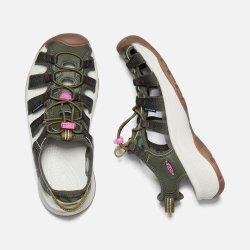 Sandále Keen ASTORIA WEST SANDAL W - zelená/fialová