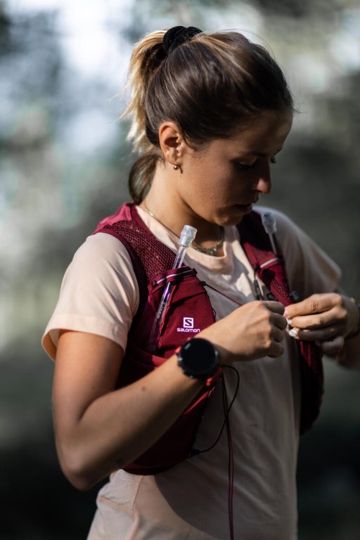 Футболка Salomon CROSS REBEL SS TEE W - помаранчева
