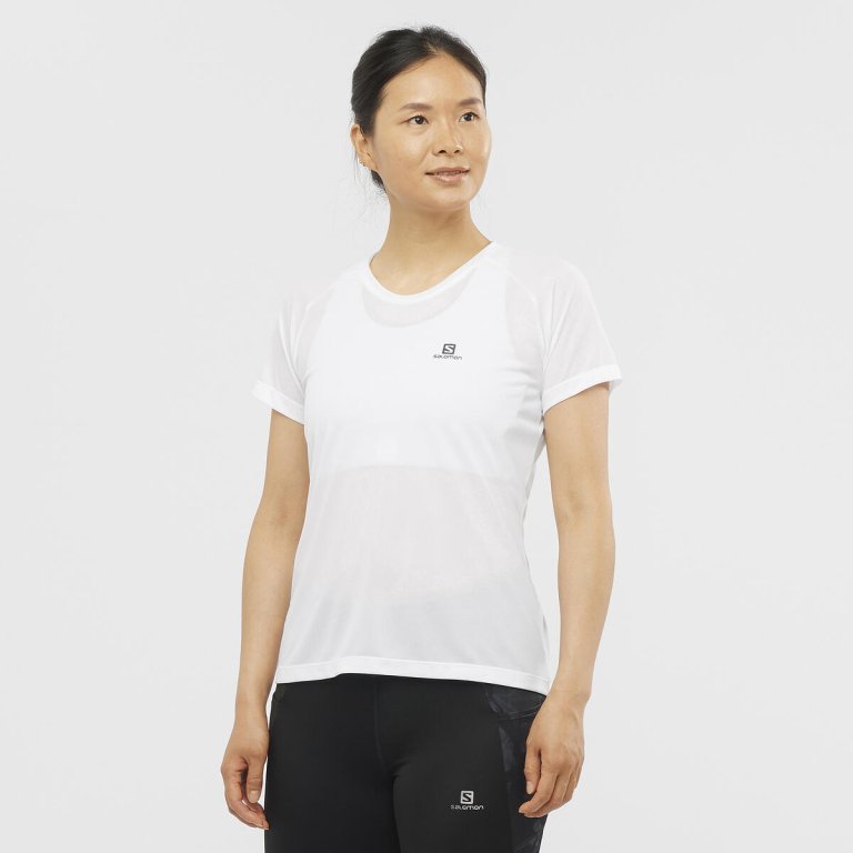 Футболка Salomon CROSS REBEL SS TEE W - біла