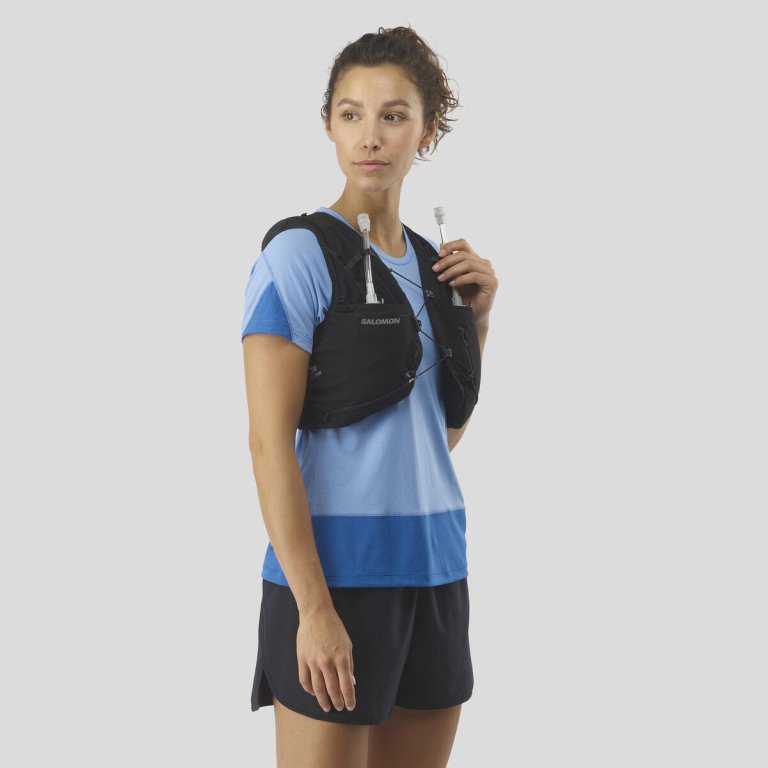 Рюкзак Salomon ADV SKIN 5 з флягами W - чорний