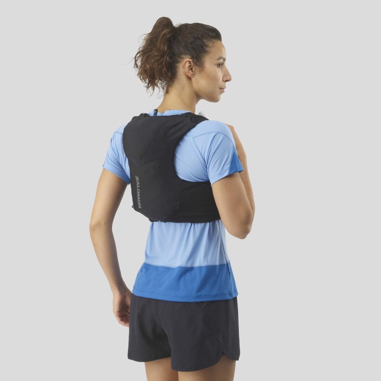 Рюкзак Salomon ADV SKIN 5 з флягами W - чорний