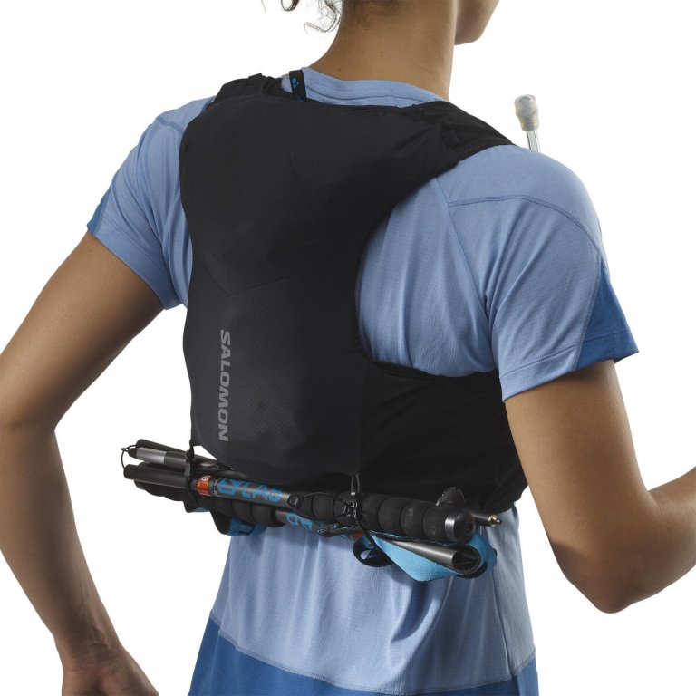 Рюкзак Salomon ADV SKIN 5 з флягами W - чорний
