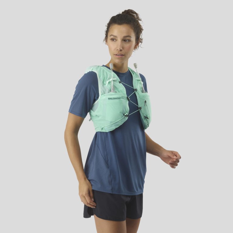 Рюкзак Salomon ADV SKIN 5 з флягами W - зелений