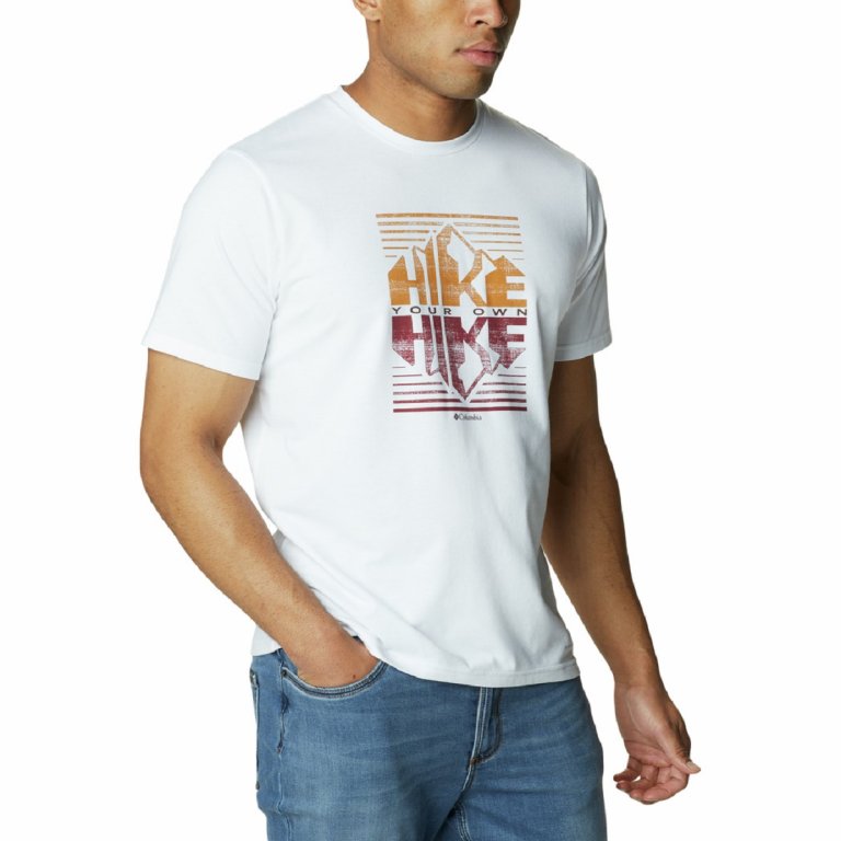 Футболка з коротким рукавом Columbia Sun Trek™ Graphic Tee M - білий