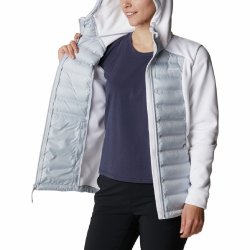 Куртка Columbia Out-Shield™ Insulated FZ Hoodie W - білий/сірий