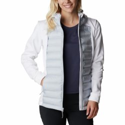 Куртка Columbia Out-Shield™ Insulated FZ Hoodie W - білий/сірий