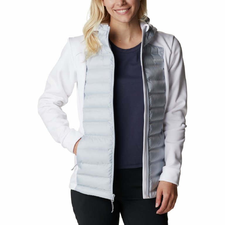 Куртка Columbia Out-Shield™ Insulated FZ Hoodie W - білий/сірий