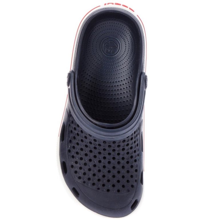 Obuv Coqui LINDO-WOMEN'S CLOGS - modrá/bílá
