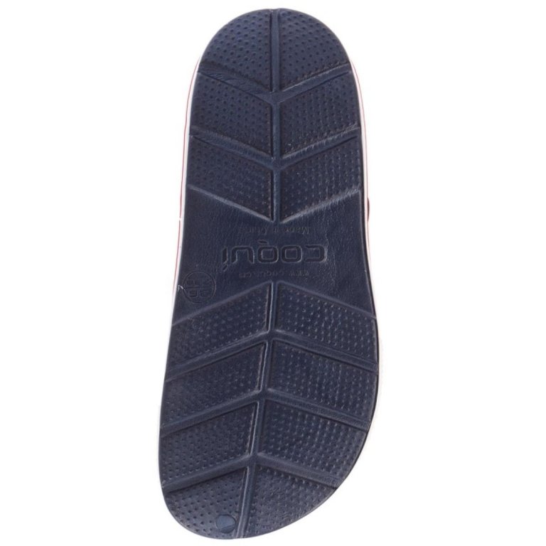 Obuv Coqui LINDO-WOMEN'S CLOGS - modrá/bílá