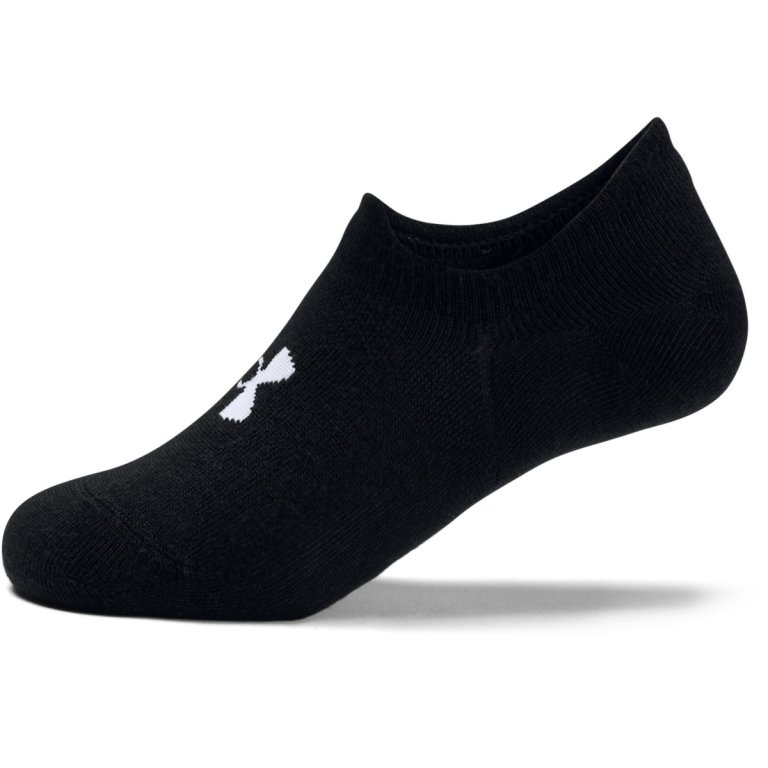 Шкарпетки Under Armour Essential UltraLowTab 3pk U Socks - чорний/білий