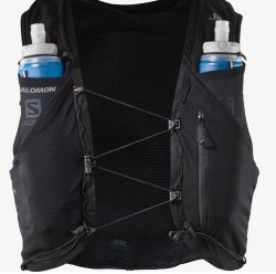 Рюкзак Salomon ADV SKIN 12 з флягами - чорний