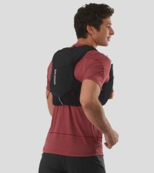 Рюкзак Salomon ADV SKIN 12 з флягами - чорний