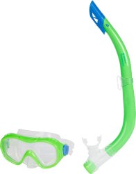 Dětská šnorchl sada TecnoPro ST5 KIDS - zelená