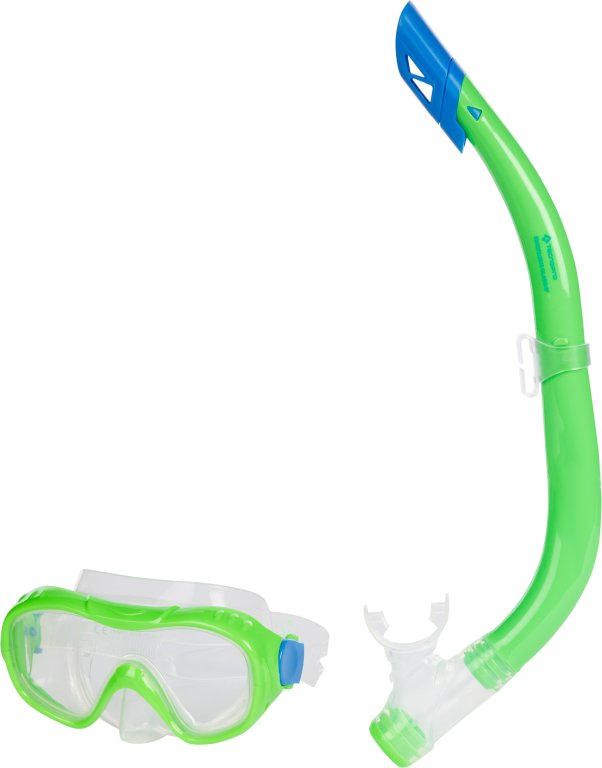 Dětská šnorchl sada TecnoPro ST5 KIDS - zelená