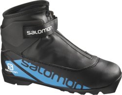 Boty na běžky Salomon R/Combi Prolink J - černá/modrá