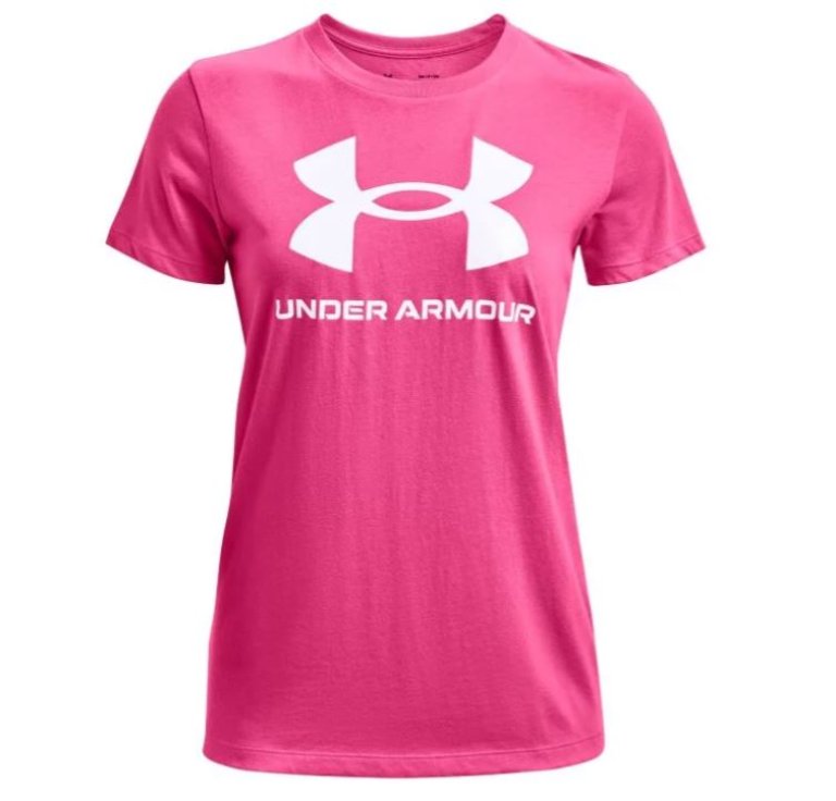 Tričko Under Armour UA SPORTSTYLE LOGO SS Wmn - ružová