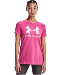 Tričko Under Armour UA SPORTSTYLE LOGO SS Wmn - ružová