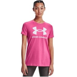Under Armour UA SPORTSTYLE LOGO SS Wmn - růžová_3