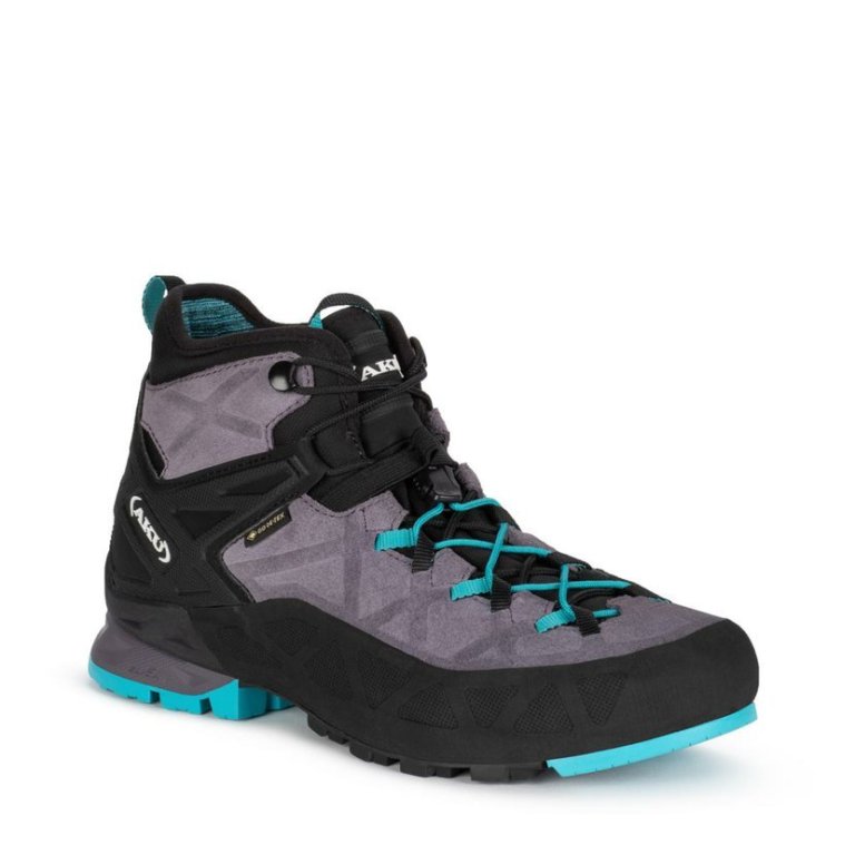 Obuv AKU Rock Dfs Mid GTX W - šedá/modrá
