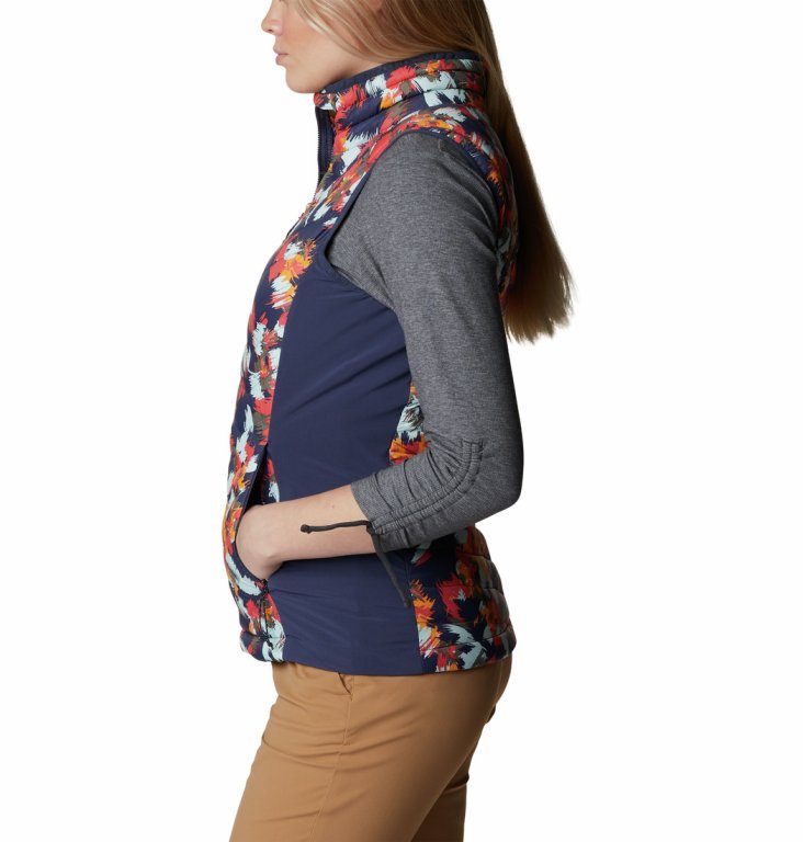 Жилет Columbia Powder Pass™ Vest W - синій/червоний/білий