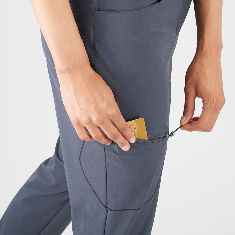 Штани Salomon WAYFARER PANTS W - сірі