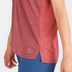 Футболка Salomon OUTLINE SUMMER SS TEE W - червона