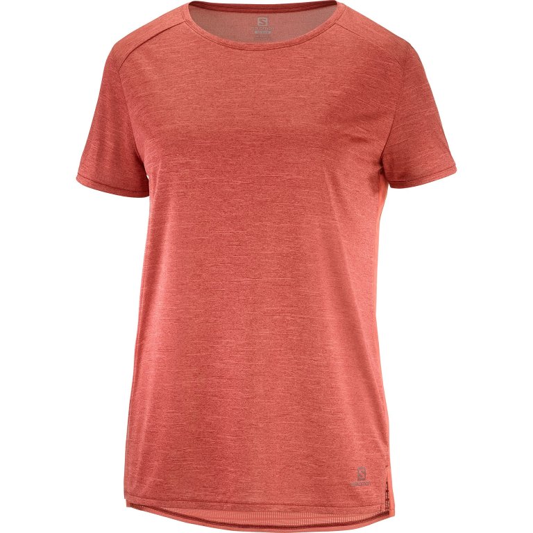 Футболка Salomon OUTLINE SUMMER SS TEE W - червона