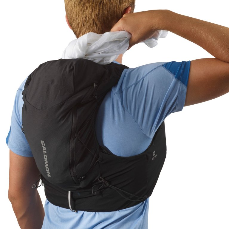 Рюкзак Salomon ADV SKIN 12 з флягами - чорний