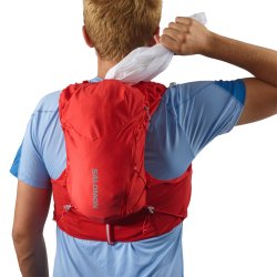 Рюкзак Salomon ADV SKIN 12 з флягами - червоний