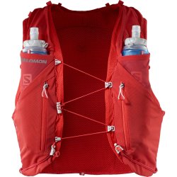 Рюкзак Salomon ADV SKIN 12 з флягами - червоний