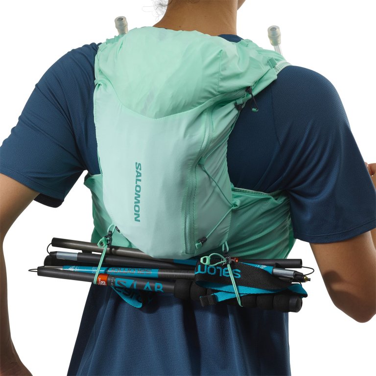 Рюкзак Salomon ADV SKIN 12 W з флягами - зелений