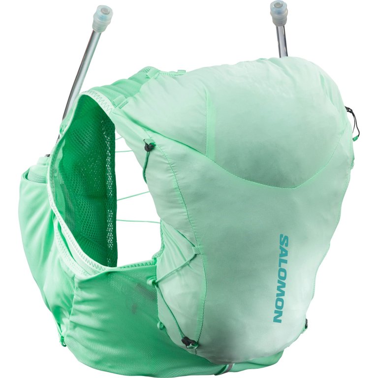 Рюкзак Salomon ADV SKIN 12 W з флягами - зелений