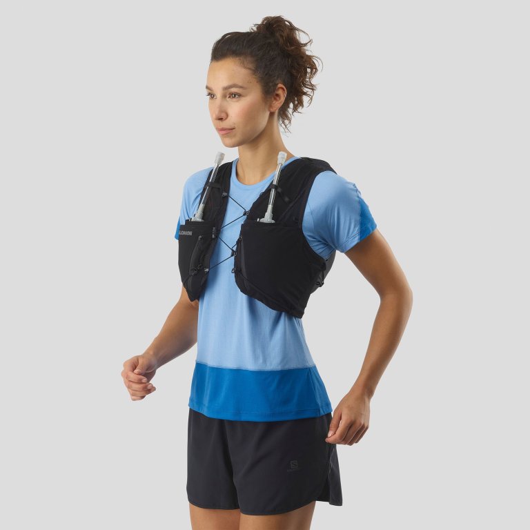 Рюкзак Salomon ADV SKIN 12 W з флягами - чорний