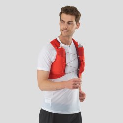 Рюкзак Salomon SENSE PRO 5 з флягами - червоний