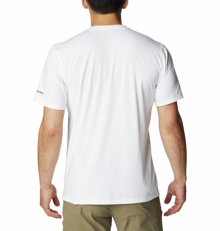 Футболка чоловіча з коротким рукавом Columbia Sun Trek™ Graphic Tee M - біла